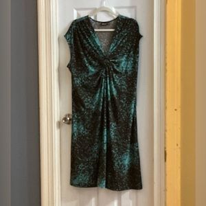 Moving Sale - Brown & Teal Speckled Dress (1xl)